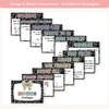 Addition Strategies Posters - Pastel Composition Notebook Math Decor - Miss Jacobs Little Learners