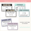 Addition Strategies Posters - Pastel Composition Notebook Math Decor - Miss Jacobs Little Learners