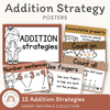 Addition Strategy Posters | DESERT NEUTRALS | Boho Vibes Classroom Decor - Miss Jacobs Little Learners