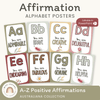 Affirmation Alphabet Posters - Australiana Classroom Decor - Miss Jacobs Little Learners