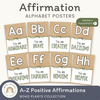 Affirmation Alphabet Posters - Boho Plants Classroom Decor - Miss Jacobs Little Learners