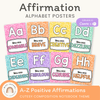 Affirmation Alphabet Posters - Colored - Cutesy Classroom Decor - Miss Jacobs Little Learners