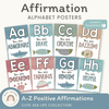 Affirmation Alphabet Posters - Cute Sea Life Classroom Decor - Miss Jacobs Little Learners
