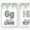 Affirmation Alphabet Posters - Modern Botanical Decor - Miss Jacobs Little Learners