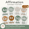 Affirmation Alphabet Posters - Modern Jungle Classroom Decor - Miss Jacobs Little Learners