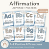 Affirmation Alphabet Posters - Modern Ocean Classroom Decor - Miss Jacobs Little Learners