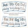 Affirmation Alphabet Posters - Modern Ocean Classroom Decor - Miss Jacobs Little Learners