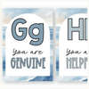 Affirmation Alphabet Posters - Modern Ocean Classroom Decor - Miss Jacobs Little Learners