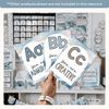 Affirmation Alphabet Posters - Modern Ocean Classroom Decor - Miss Jacobs Little Learners