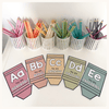 Affirmation Alphabet Posters - Pastel Composition Notebook Classroom Decor - Miss Jacobs Little Learners