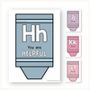 Affirmation Alphabet Posters - Pastel Composition Notebook Classroom Decor - Miss Jacobs Little Learners