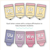 Affirmation Alphabet Posters - Pastel Composition Notebook Classroom Decor - Miss Jacobs Little Learners