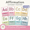 Affirmation Alphabet Posters - Simply Pastel Classroom Decor - Miss Jacobs Little Learners