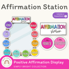 Affirmation Station | BRIGHTS | Positive Affirmations for Classroom Mirror | Editable - Miss Jacobs Little Learners