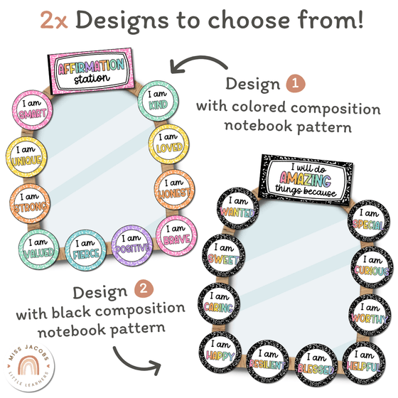 Affirmation Station - Cutesy Classroom Decor - Miss Jacobs Little Learners