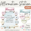 Affirmation Station | Daisy Gingham Pastels Classroom Decor - Miss Jacobs Little Learners