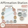 Affirmation Station SIMPLE BOHO | Positive Affirmations Mirror Display - Miss Jacobs Little Learners