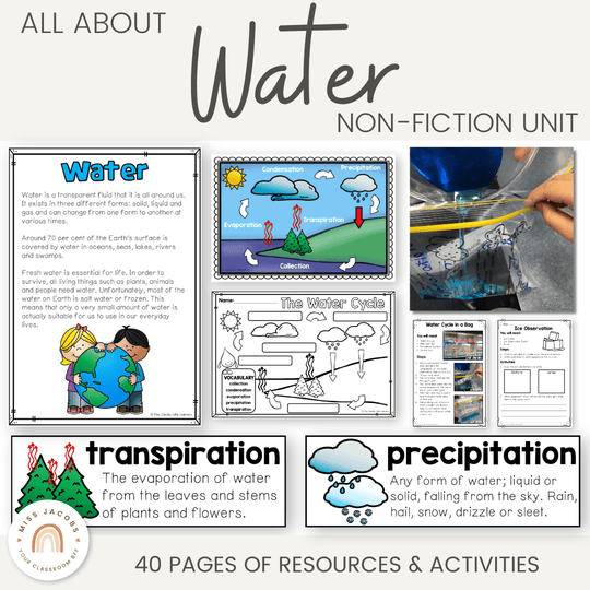 All About Water Unit