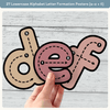Alphabet Letter Formation Posters - Cute Sea Life Classroom Decor - Miss Jacobs Little Learners