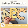 Alphabet Letter Formation Posters - Happy Hive Classroom Decor - Miss Jacobs Little Learners