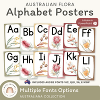 Alphabet Posters - Australiana Classroom Theme - Miss Jacobs – Miss ...