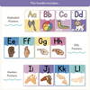 Alphabet Posters Bundle: English, ASL & Auslan - Dreamy Space Decor - Miss Jacobs Little Learners