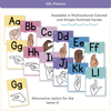 Alphabet Posters Bundle: English, ASL & Auslan - Dreamy Space Decor - Miss Jacobs Little Learners
