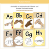 Alphabet Posters Bundle: English, ASL & Auslan - Happy Hive Classroom Decor - Miss Jacobs Little Learners