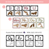 Alphabet Posters Bundle: English, ASL & Auslan - Pastel Composition Notebook Decor - Miss Jacobs Little Learners