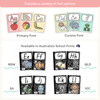 Alphabet Posters Bundle: English, ASL & Auslan - Pastel Composition Notebook Decor - Miss Jacobs Little Learners