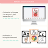 Alphabet Posters Bundle: English, ASL & Auslan - Pastel Composition Notebook Decor - Miss Jacobs Little Learners