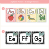 Alphabet Posters Bundle: English, ASL & Auslan - Pastel Composition Notebook Decor - Miss Jacobs Little Learners