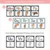 Alphabet Posters Bundle: English, ASL & Auslan - Pastel Composition Notebook Decor - Miss Jacobs Little Learners