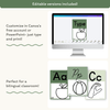 Alphabet Posters Bundle - Modern Botanical Decor - Miss Jacobs Little Learners