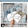 Alphabet Posters Bundle - Modern Ocean Classroom Decor - Miss Jacobs Little Learners