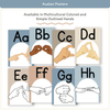 Alphabet Posters Bundle - Modern Ocean Classroom Decor - Miss Jacobs Little Learners