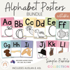 ALPHABET POSTERS BUNDLE | PASTELS | Muted Rainbow Theme - Miss Jacobs Little Learners