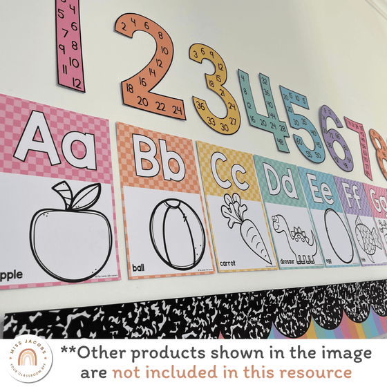 Alphabet Posters - Cutesy Classroom Decor - Miss Jacobs Little Learners