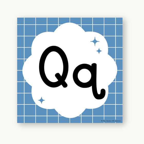 Alphabet Posters - Dreamy Space Classroom Decor - Miss Jacobs Little Learners