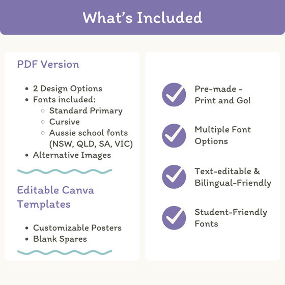 Alphabet Posters - Dreamy Space Classroom Decor - Miss Jacobs Little Learners