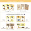 Alphabet Posters - Happy Hive Classroom Decor - Miss Jacobs Little Learners