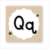 Alphabet Posters - Happy Hive Classroom Decor - Miss Jacobs Little Learners
