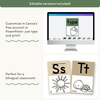Alphabet Posters Natural Colors - Modern Botanical Decor - Miss Jacobs Little Learners