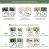 Alphabet Posters Natural Colors - Modern Botanical Decor - Miss Jacobs Little Learners