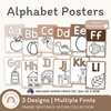 ALPHABET POSTERS | OMBRE NEUTRALS - Miss Jacobs Little Learners