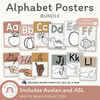 Alphabet Posters - Spotty Boho Classroom Decor - Miss Jacobs Little Learners