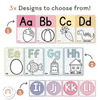 Alphabet Posters - Spotty Pastel Classroom Decor - Miss Jacobs Little Learners