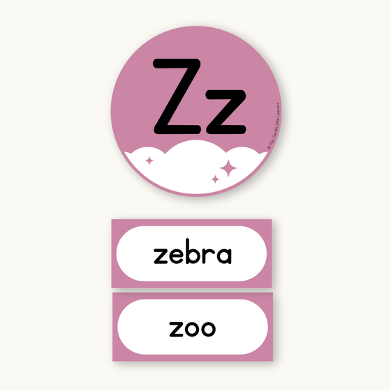 Alphabet Word Wall - Dreamy Space Theme Classroom Decor - Miss Jacobs Little Learners