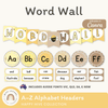 Alphabet Word Wall - Happy Hive Classroom Decor - Miss Jacobs Little Learners