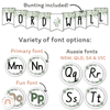 Alphabet Word Wall - Modern Botanical Classroom Decor - Miss Jacobs Little Learners